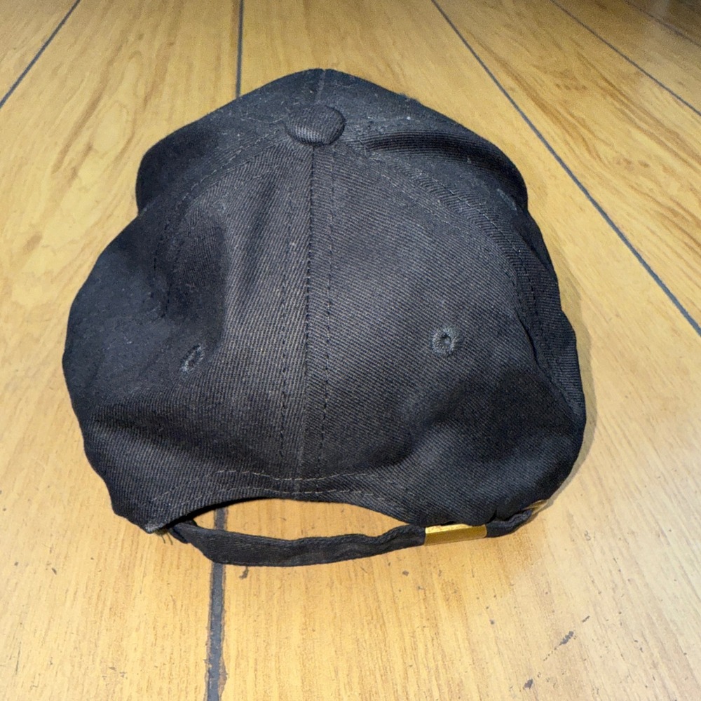 Black Tesla Baseball Cap Embroidered T Logo Adjustable Strap - Picture 4 of 8